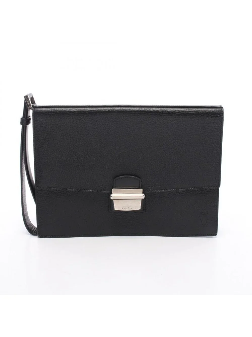 Cartier Clutch Pasha Black Leather Second